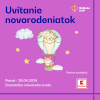 Chystáme uvítanie novorodeniatok pre deti narodené november 2023 - február 2024